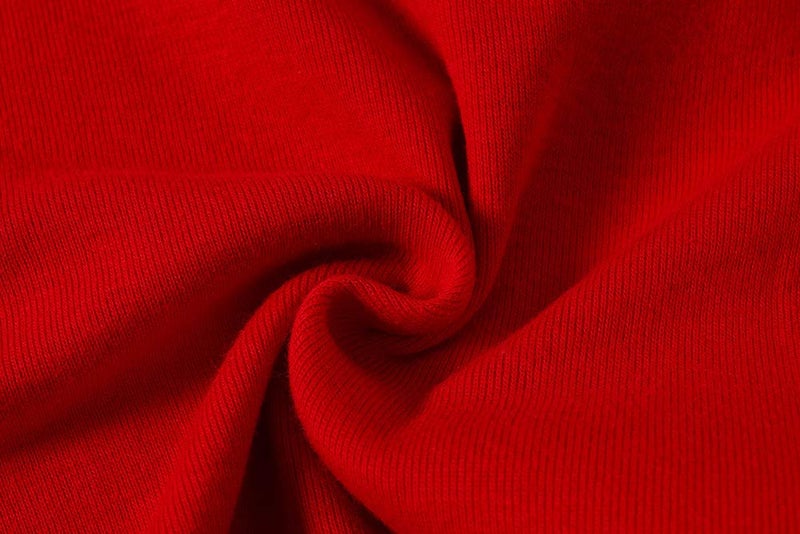 KikizYe Christmas Llama Ugly Little Boys Girls Long Sleeve Pajamas Cotton Red Xmas Jammies Toddler Size 2T - Image 4